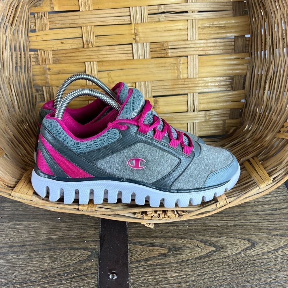‎Champion Pink and Gray Sneakers -size 8